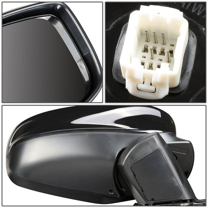 RETROVISOR MIRROR - OEM - 08-12 HONDA ACCORD 2-DOOR - POWERED - HEATED - PAINTABLE - BLACK - RIGHT