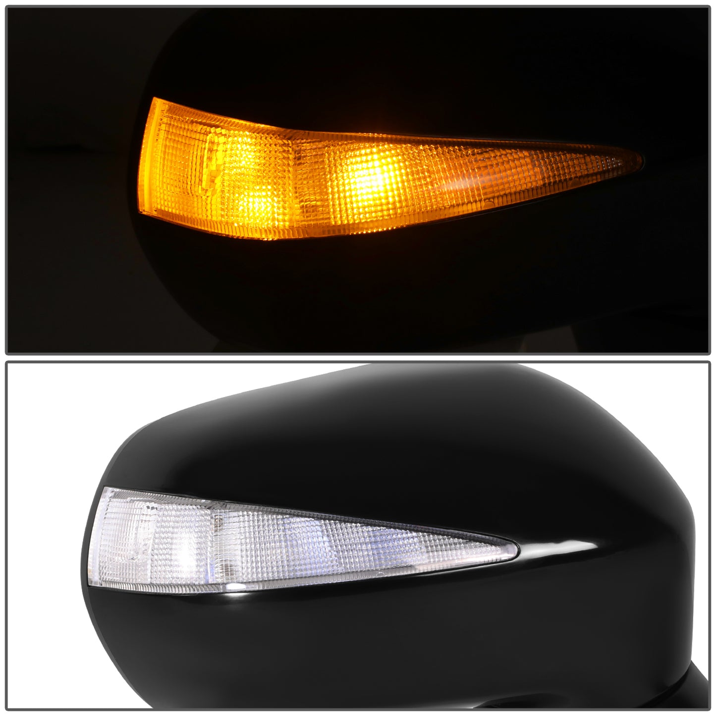 RETROVISOR MIRROR - OE STYLE - HONDA CIVIC 06-11 - WITH POWER - PASSENGER SIDE - PAINT TO MATCH - BLACK