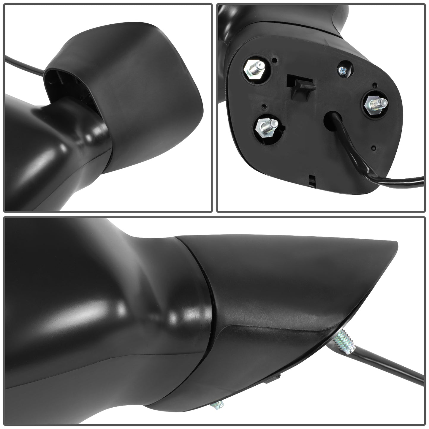 RETROVISOR MIRROR - OEM - 07-08 HONDA FIT - POWERED - PAINTABLE - WHITE - RIGHT