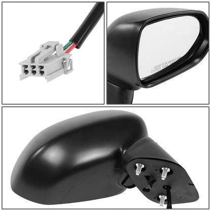 RETROVISOR MIRROR - OEM - 07-08 HONDA FIT - POWERED - PAINTABLE - WHITE - RIGHT