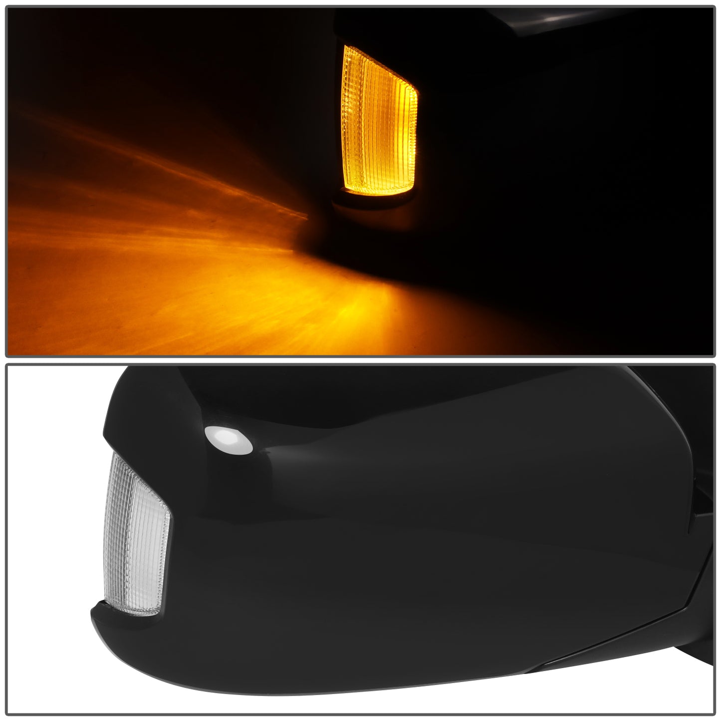 RETROVISOR MIRROR - OE STYLE - HONDA PILOT 09-15 - WITH POWER WITH HEATED WITH SIGNAL WITH MEMORY - PASSENGER SIDE - PAINT TO MATCH - BLACK