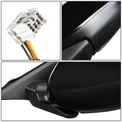 RETROVISOR MIRROR - OEM - 10-11 HONDA ACCORD CROSSTOUR / 12-15 HONDA CROSSTOUR - POWERED - HEATED - PAINTABLE - BLACK - RIGHT