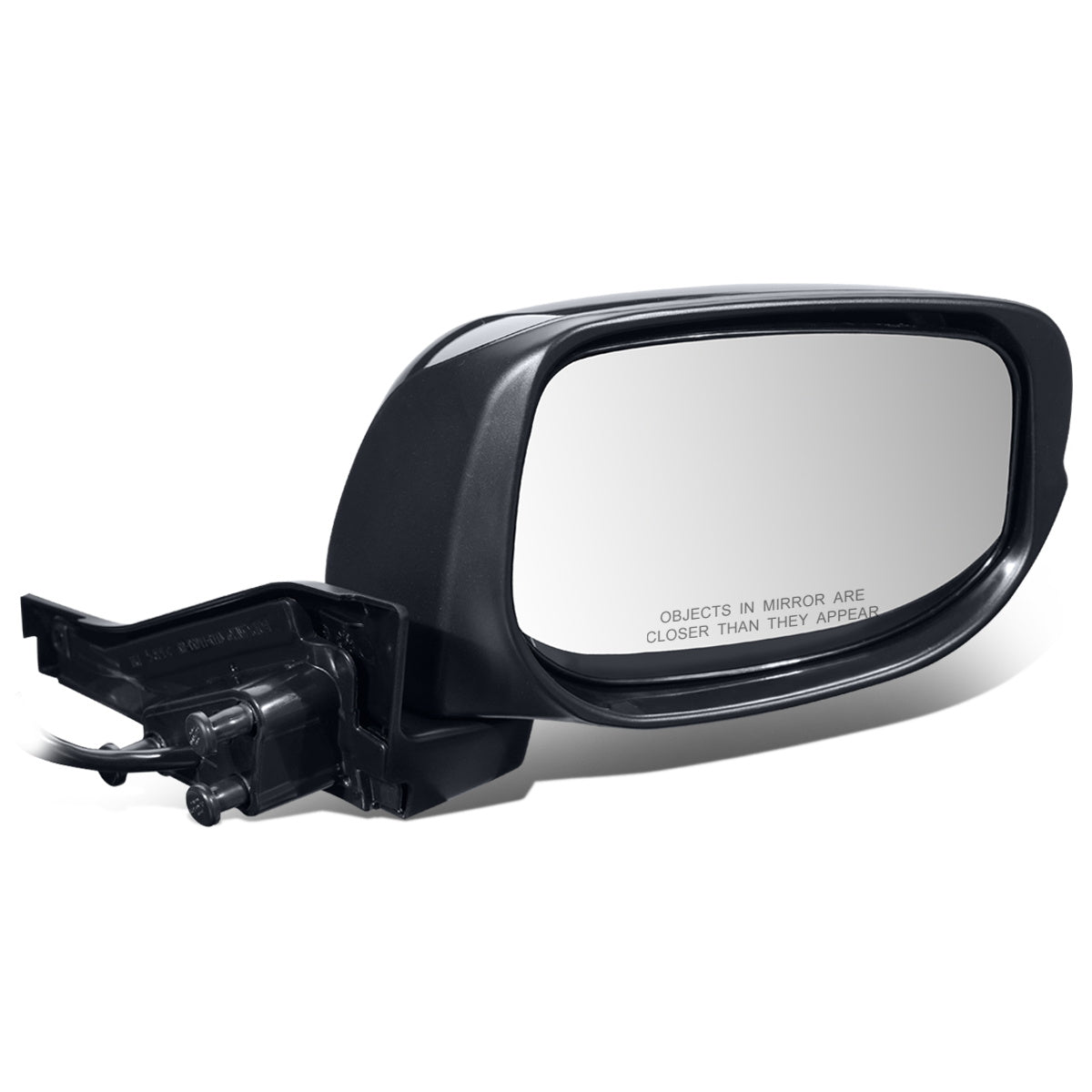 RETROVISOR MIRROR - OEM - 10-18 HONDA INSIGHT - POWERED - HEATED - W/ SIGNAL LIGHT - FOLDING - BLACK MATERIAL - RIGHT