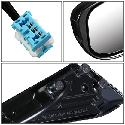 RETROVISOR MIRROR - OEM - 10-14 HONDA INSIGHT - POWERED - PAINTABLE - BLACK - RIGHT