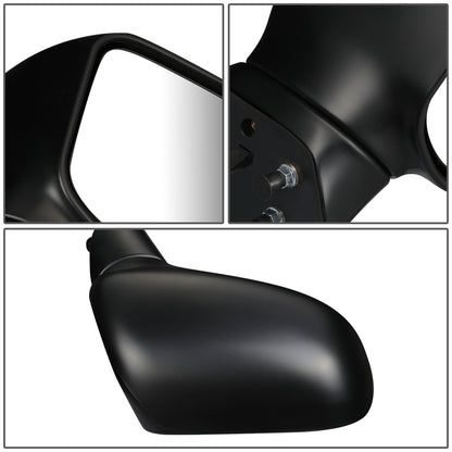 RETROVISOR MIRROR - OEM - 06-11 HONDA CIVIC 4-DR - POWERED - HEATED - FOLDING - TEXTURED - BLACK - RIGHT