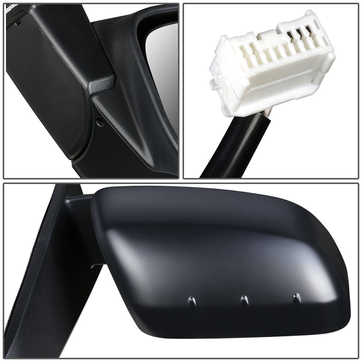 RETROVISOR MIRROR - OEM - 11-13 HONDA ODYSSEY - POWERED - TEXTURED - BLACK - RIGHT