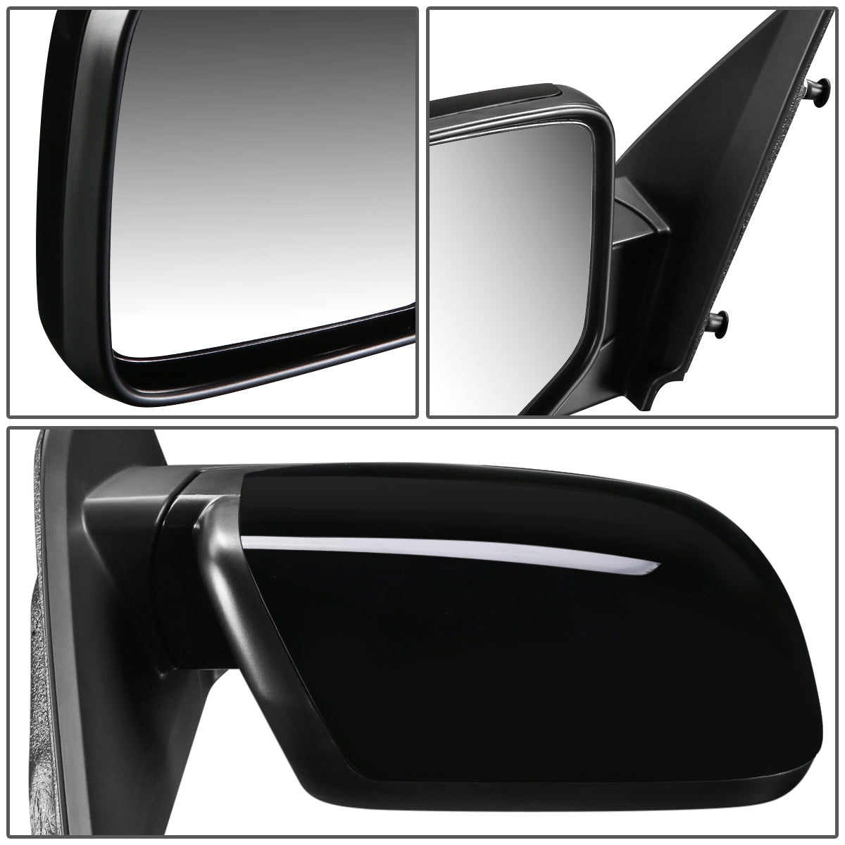 RETROVISOR MIRROR - OEM - 09-15 HONDA PILOT - POWERED - TEXTURED - BLACK - RIGHT