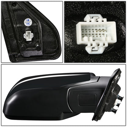 RETROVISOR MIRROR - OEM - 09-15 HONDA PILOT - POWERED - TEXTURED - BLACK - RIGHT