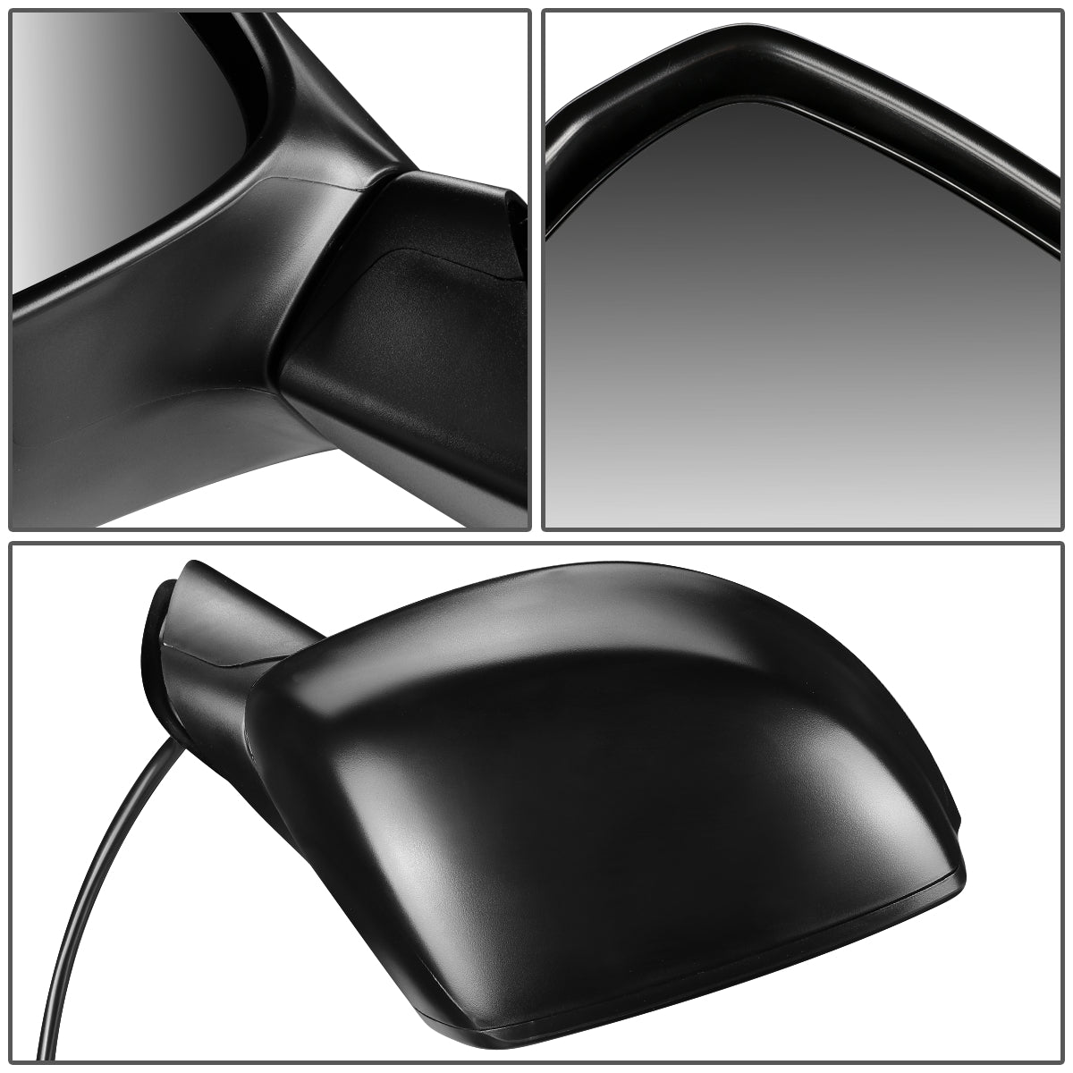 RETROVISOR MIRROR - OEM - 12-15 HONDA CIVIC - POWERED - HEATED - PAINTABLE - BLACK - RIGHT