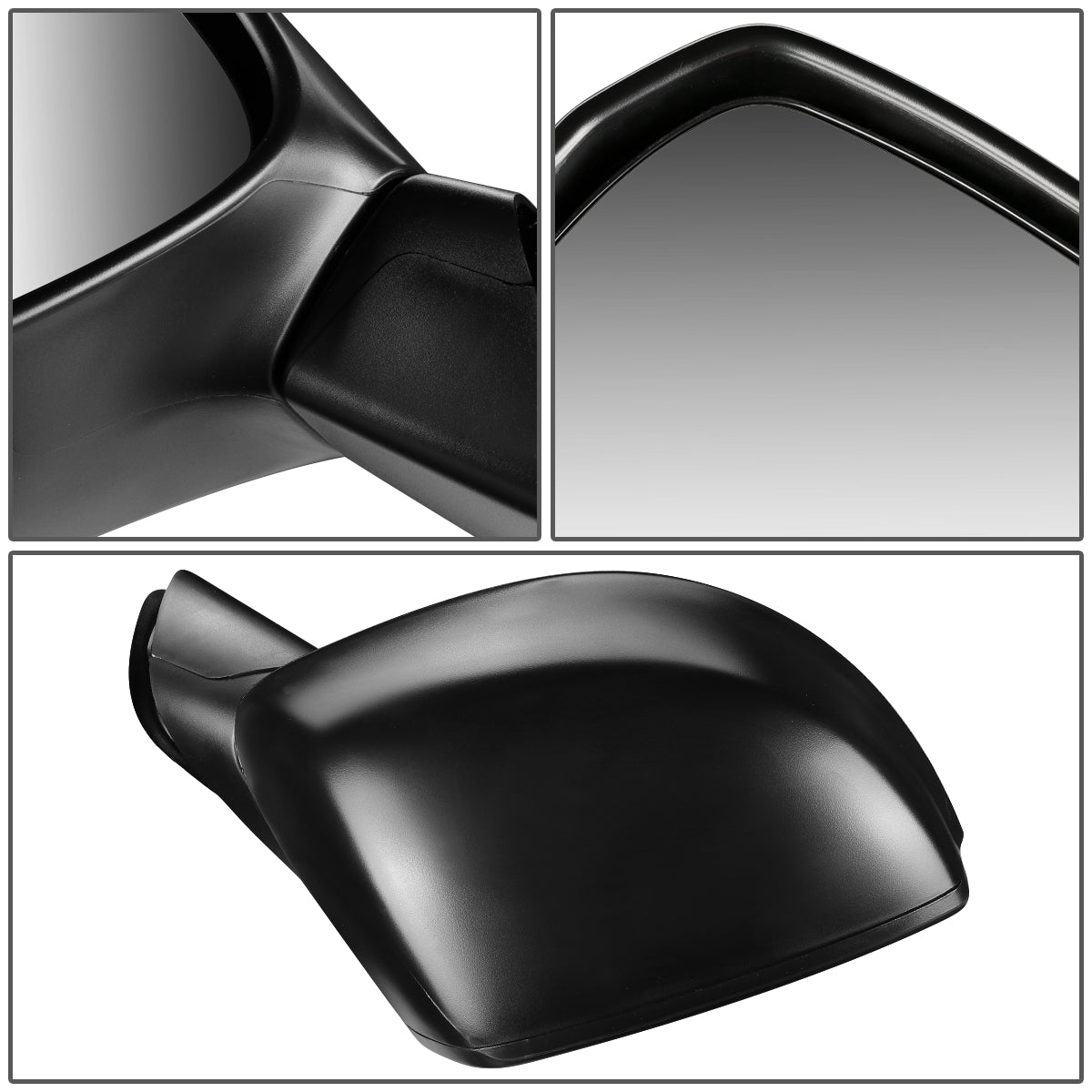 RETROVISOR MIRROR - OEM - 12-15 HONDA CIVIC - MANUAL - TEXTURED - BLACK - RIGHT