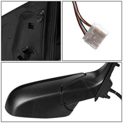 RETROVISOR MIRROR - OEM - 12-16 HONDA CR-V - POWERED - HEATED - TEXTURED - BLACK - RIGHT