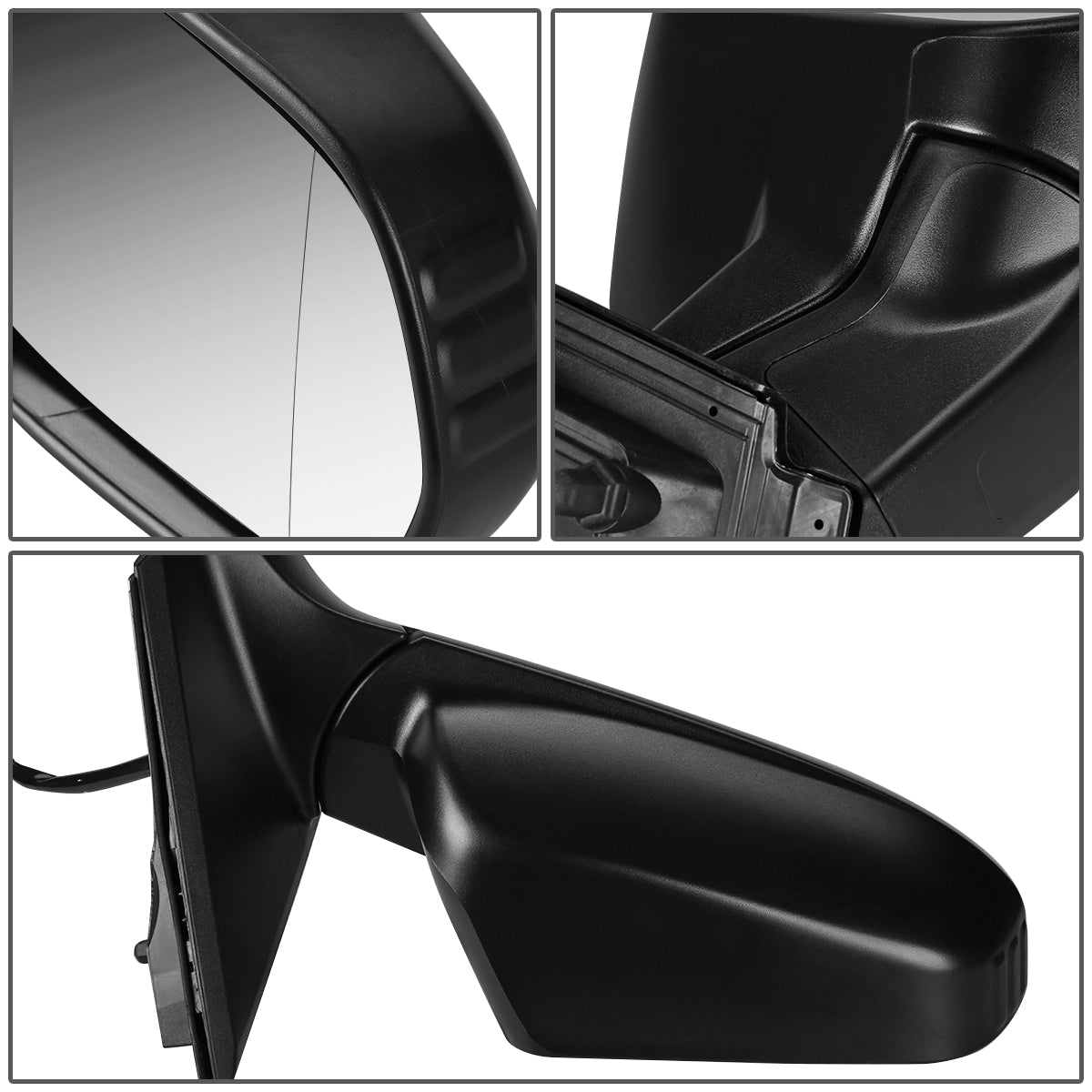 RETROVISOR MIRROR - OEM - 12-16 HONDA CR-V - POWERED - TEXTURED - BLACK - RIGHT