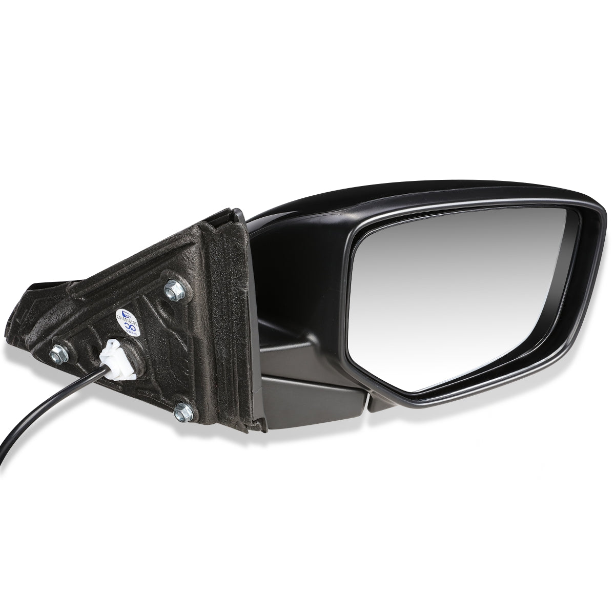 RETROVISOR MIRROR - OEM - 13-17 HONDA ACCORD 4-DOOR - POWERED - PAINTABLE - BLACK - RIGHT