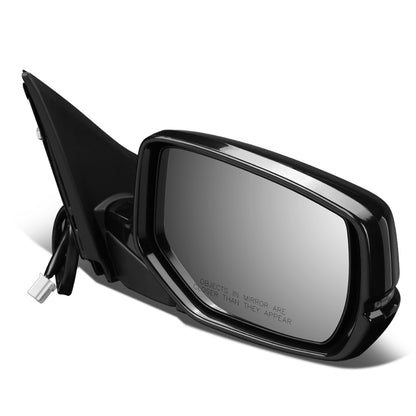 RETROVISOR MIRROR - OEM - 13-15 HONDA ACCORD 2-DR - POWERED - HEATED - W/ SIGNAL LIGHT - FOLDING - BLACK MATERIAL - RIGHT