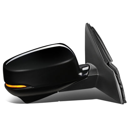 RETROVISOR MIRROR - OEM - 13-15 HONDA ACCORD 4-DR - POWERED - HEATED - W/ SIGNAL LIGHT - W/ CAMERA - FOLDING - BLACK MATERIAL - RIGHT