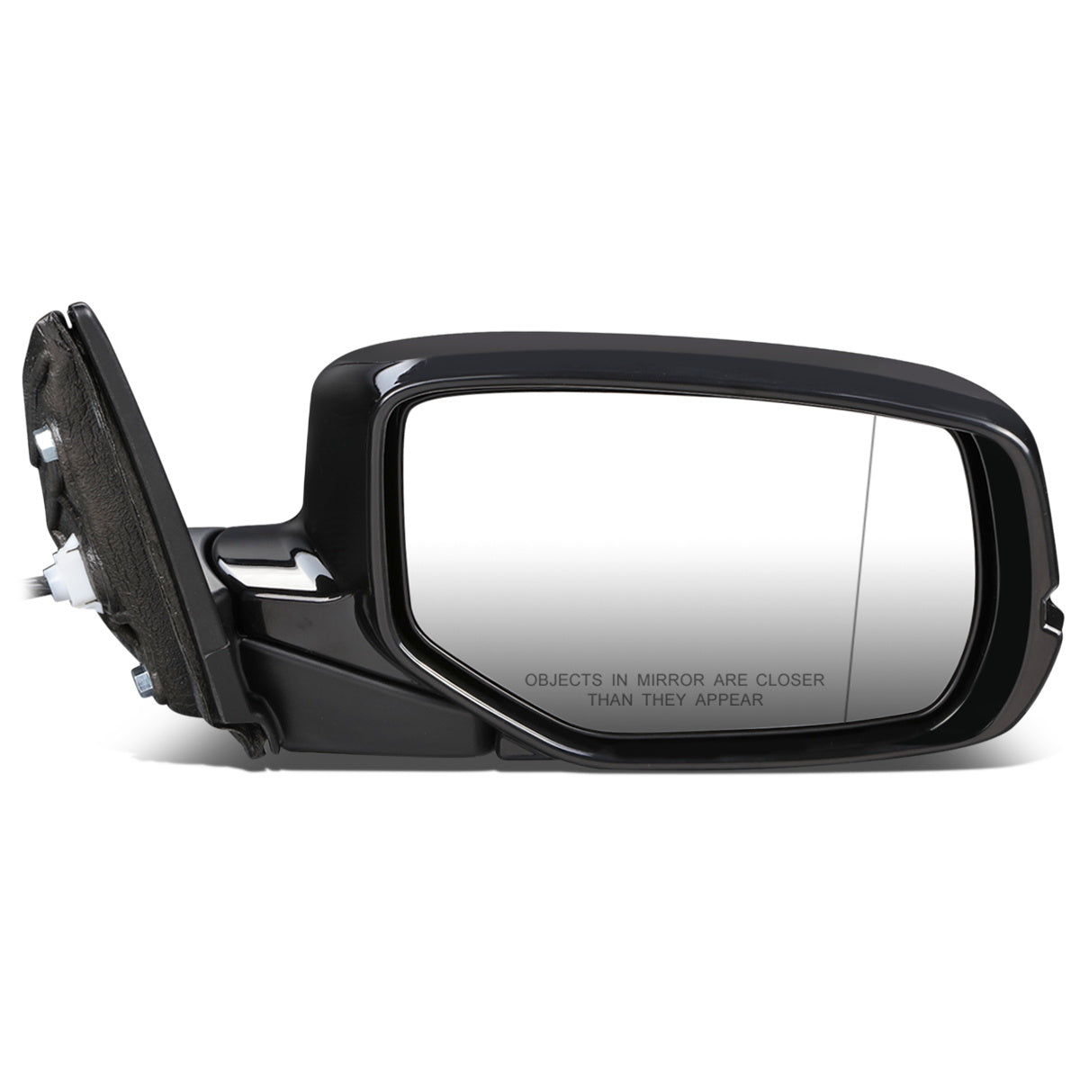 RETROVISOR MIRROR - OEM - 13-15 HONDA ACCORD 4-DR - POWERED - HEATED - W/ SIGNAL LIGHT - W/ CAMERA - FOLDING - BLACK MATERIAL - RIGHT