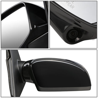 RETROVISOR MIRROR - OEM - 13-15 HONDA ACCORD 4-DR - POWERED - HEATED - W/ SIGNAL LIGHT - W/ CAMERA - FOLDING - BLACK MATERIAL - RIGHT