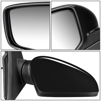 RETROVISOR MIRROR - OEM - 13-17 HONDA ACCORD 2-DOOR - POWERED - TEXTURED - BLACK - RIGHT