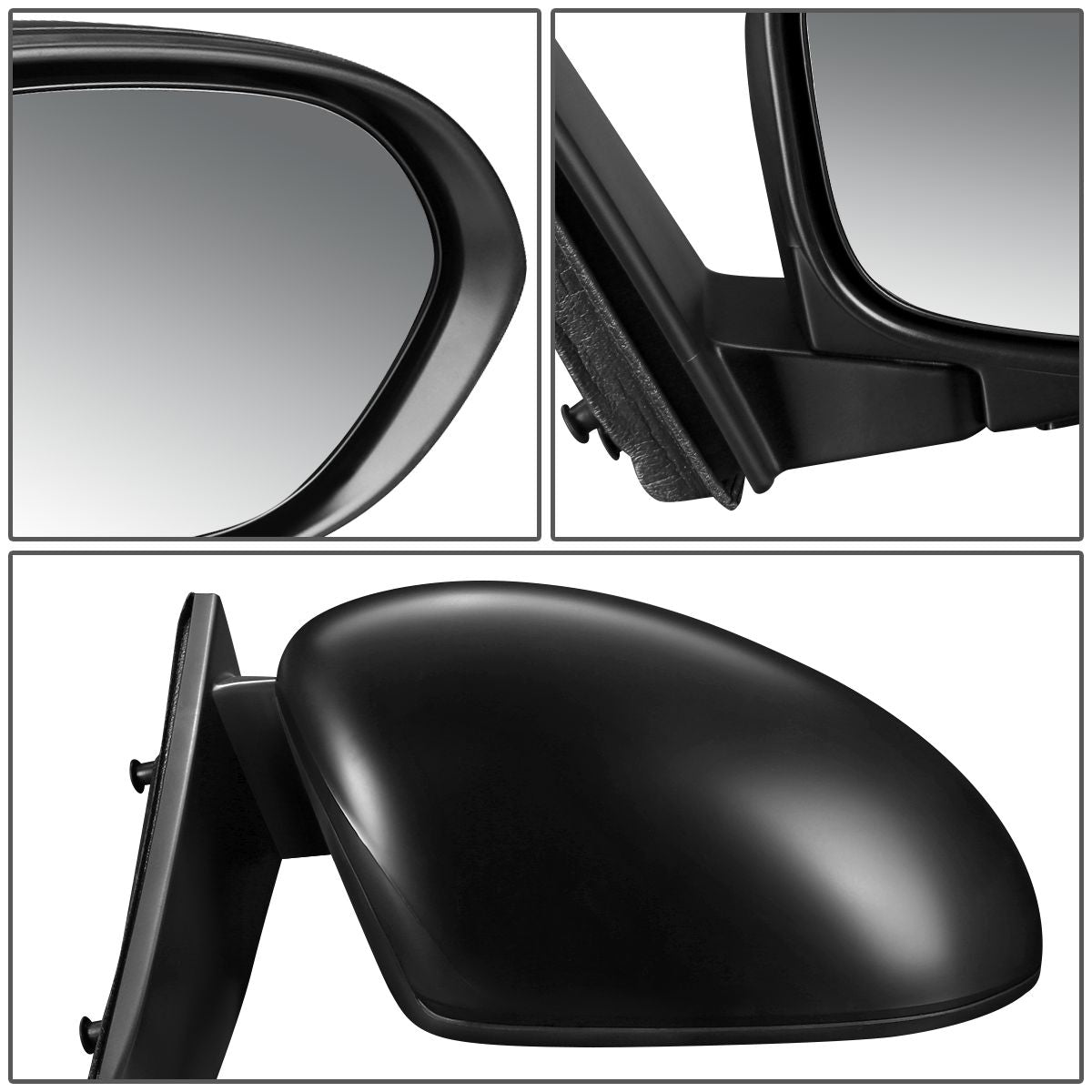 RETROVISOR MIRROR - OEM - 14-17 HONDA ODYSSEY - POWERED - TEXTURED - BLACK - RIGHT