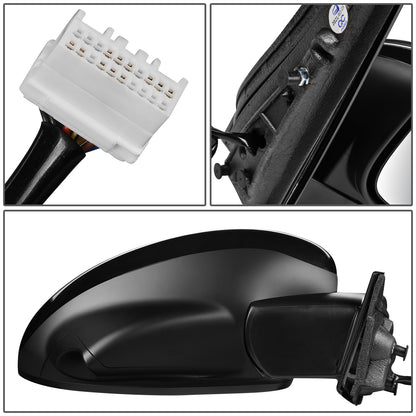 RETROVISOR MIRROR - OEM - 11-13 HONDA ODYSSEY - POWERED - HEATED - FOLDING - BLACK - RIGHT