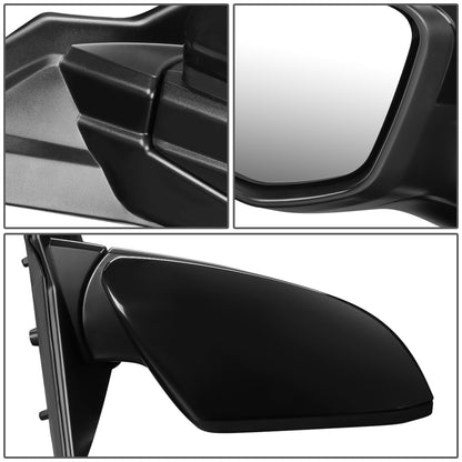 RETROVISOR MIRROR - OEM - 16-18 HONDA CIVIC 4-DR - POWERED - FOLDING - BLACK MATERIAL - RIGHT