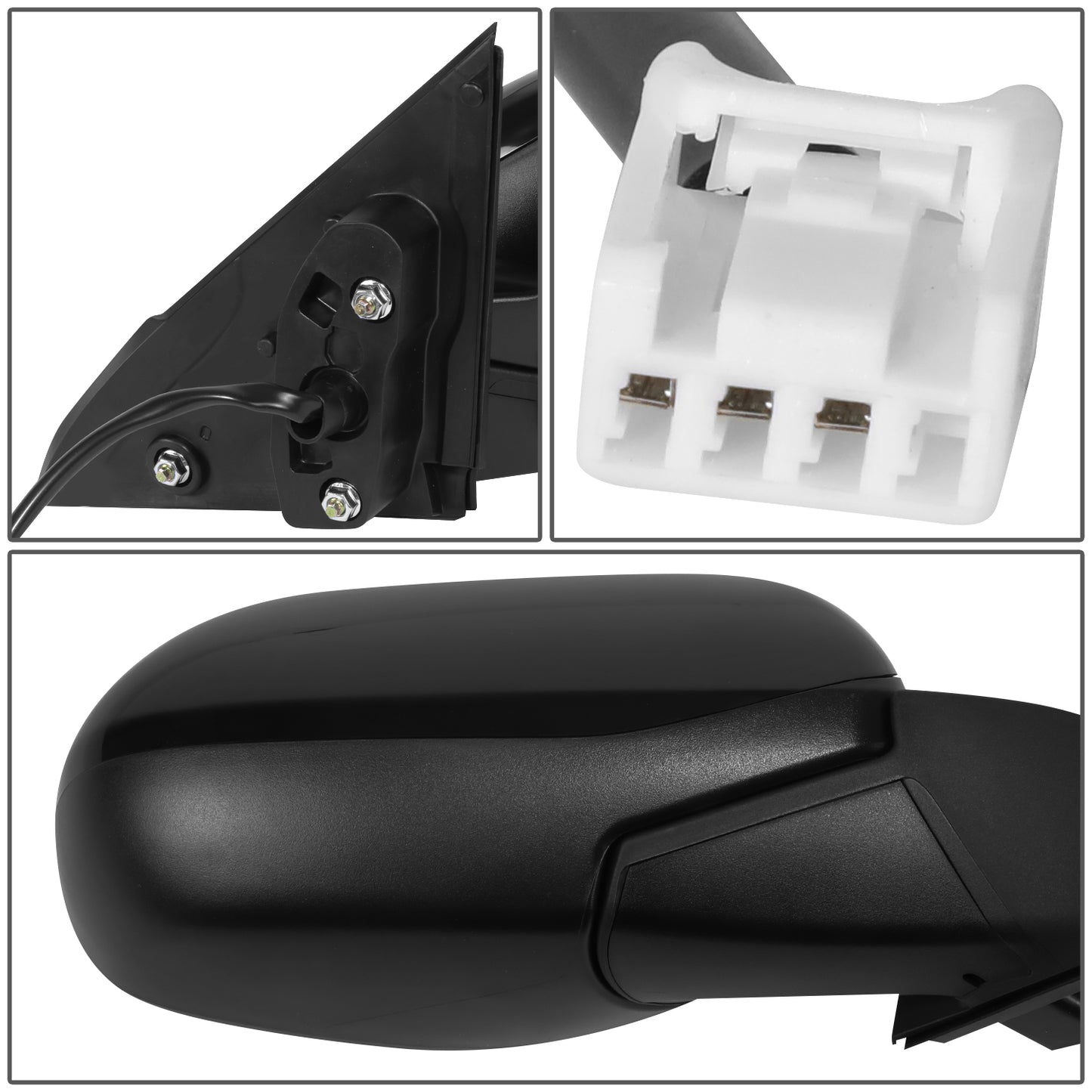 RETROVISOR MIRROR - OE STYLE - HONDA HR-V 16 - WITH POWER - PASSENGER SIDE - PAINT TO MATCH - BLACK