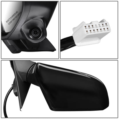 RETROVISOR MIRROR - OEM - 15-18 HONDA HR-V - POWERED - HEATED - W/ SIGNAL LIGHT - W/ CAMERA - FOLDING - BLACK MATERIAL - RIGHT