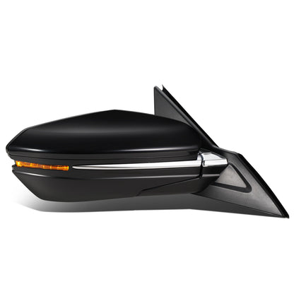 RETROVISOR MIRROR - OEM - 16-18 HONDA CIVIC 4-DR - POWERED - HEATED - FOLDING - W/ CAMERA - BLACK MATERIAL - RIGHT