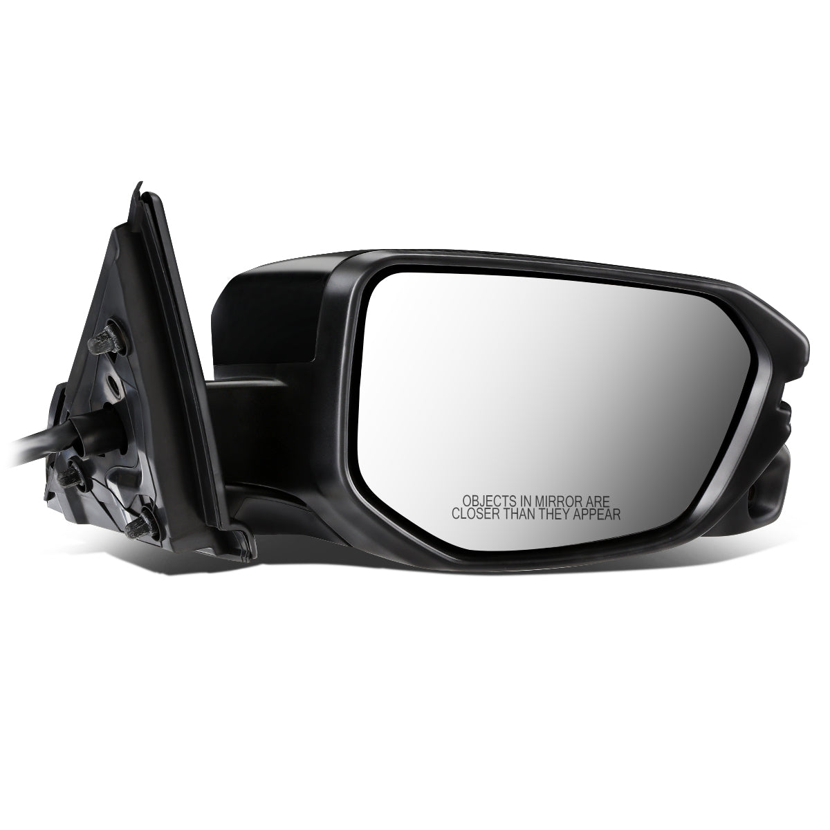 RETROVISOR MIRROR - OEM - 16-18 HONDA CIVIC 4-DR - POWERED - HEATED - FOLDING - W/ CAMERA - BLACK MATERIAL - RIGHT