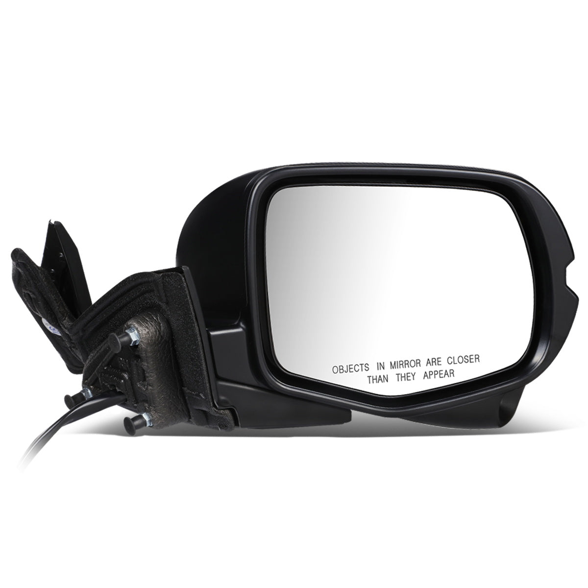 RETROVISOR MIRROR - OEM - 16-18 HONDA PILOT - POWERED - HEATED - W/ CAMERA - FOLDING - BLACK MATERIAL - RIGHT