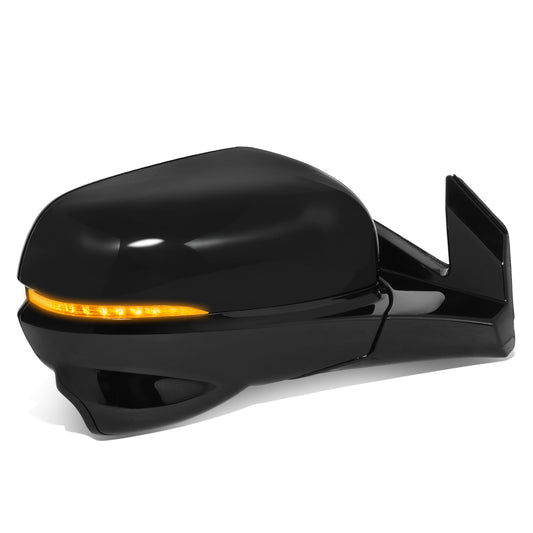 RETROVISOR MIRROR - OE STYLE - HONDA PILOT 17-18 - WITH POWER WITH HEATED WITH SIGNAL WITH MEMORY WITH CAMERA - AWD - PASSENGER SIDE - PAINT TO MATCH - BLACK