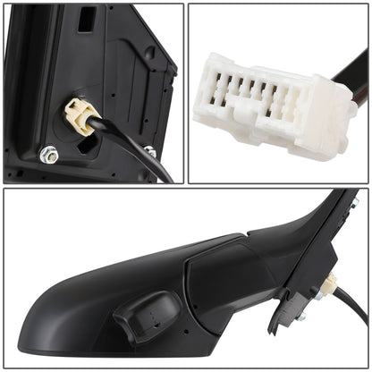 RETROVISOR MIRROR - OEM - 12-14 HONDA CR-V - POWERED - W/ CAMERA - FOLDING - BLACK MATERIAL - RIGHT