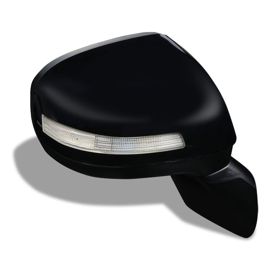 RETROVISOR MIRROR - OEM - 13-15 HONDA CIVIC 4-DR - POWERED - W/ SIGNAL LIGHT - FOLDING - BLACK MATERIAL - RIGHT