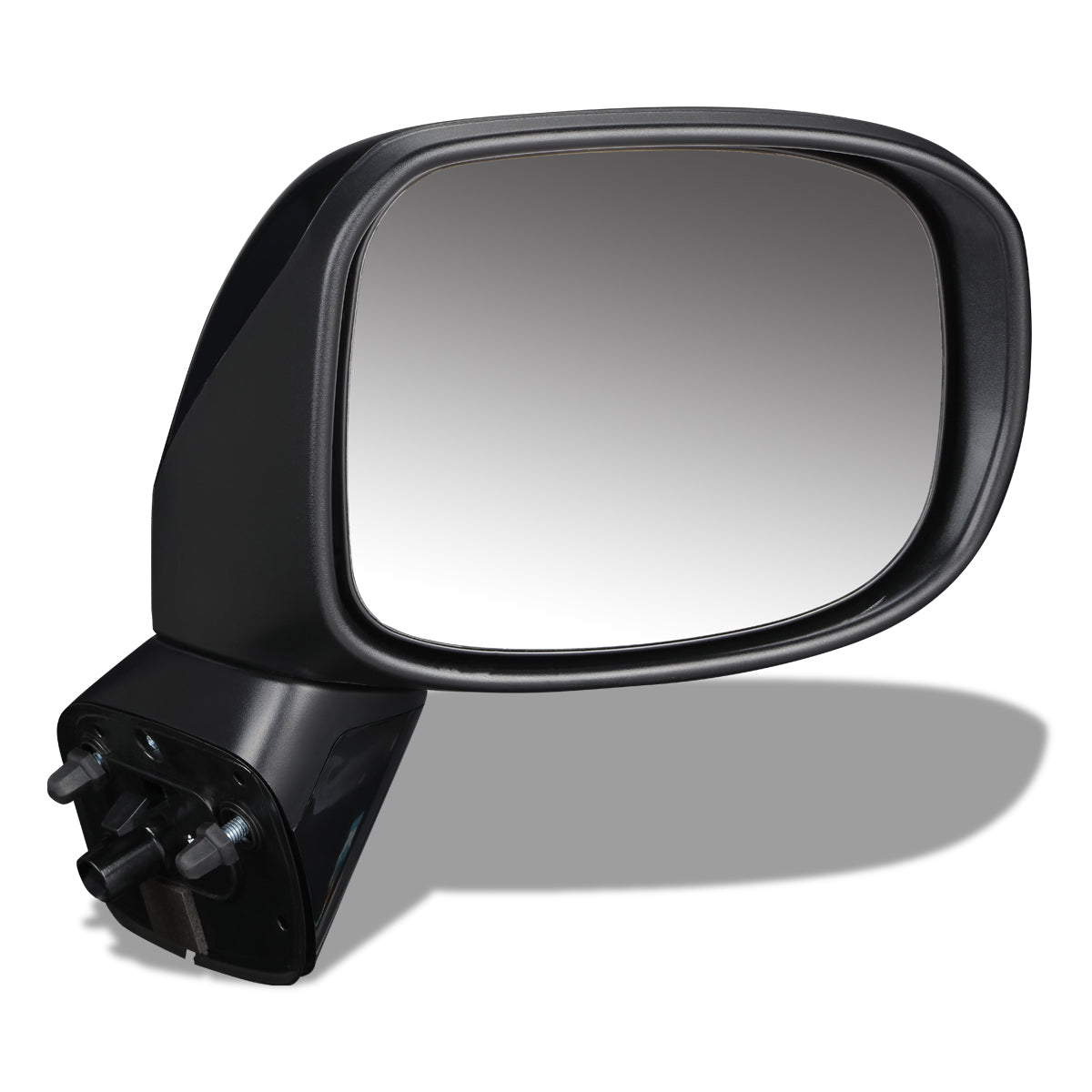 RETROVISOR MIRROR - OEM - 13-15 HONDA CIVIC 4-DR - POWERED - W/ SIGNAL LIGHT - FOLDING - BLACK MATERIAL - RIGHT