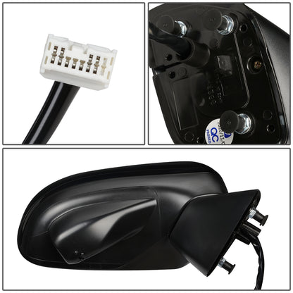 RETROVISOR MIRROR - OEM - 13-15 HONDA CIVIC 4-DR - POWERED - HEATED - W/ CAMERA - FOLDING - BLACK MATERIAL - RIGHT