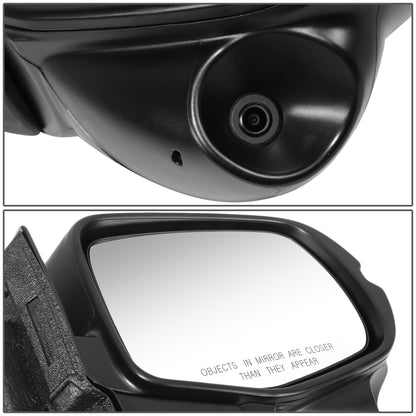 RETROVISOR MIRROR - OE STYLE - HONDA RIDGELINE 17-23 - WITH POWER WITH CAMERA - PASSENGER SIDE - PAINT TO MATCH - BLACK