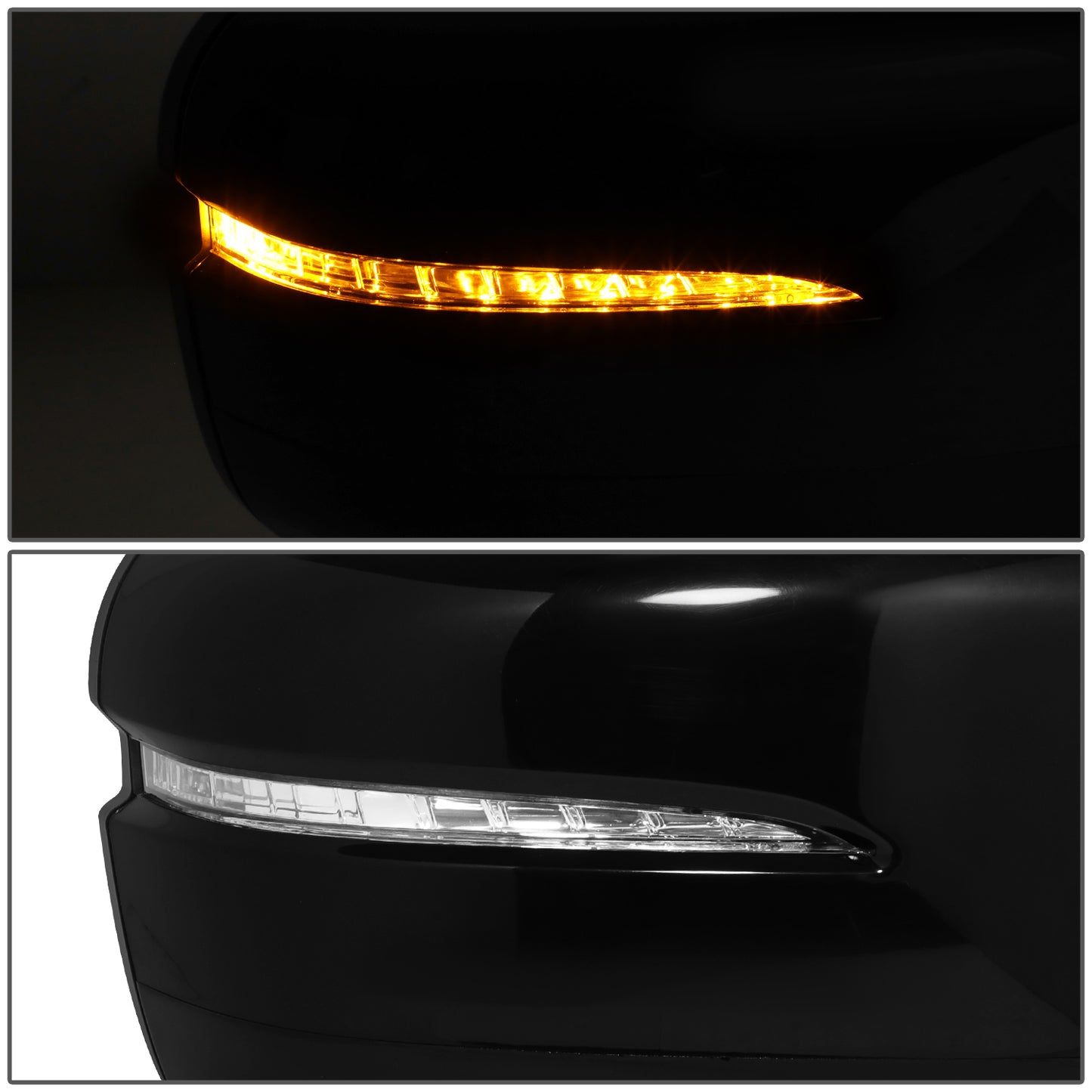 RETROVISOR MIRROR - OE STYLE - HONDA ODYSSEY 18-24 - WITH POWER FOLD WITH HEATED GLASS WITH SIGNAL WITH MEMORY - PASSENGER SIDE - PAINT TO MATCH - BLACK