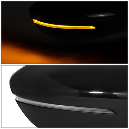 RETROVISOR MIRROR - OE STYLE - HONDA ACCORD 18-22 - WITH POWER WITH HEATED GLASS WITH BLIND SPOT WITH MEMORY - PASSENGER SIDE - PAINT TO MATCH - BLACK