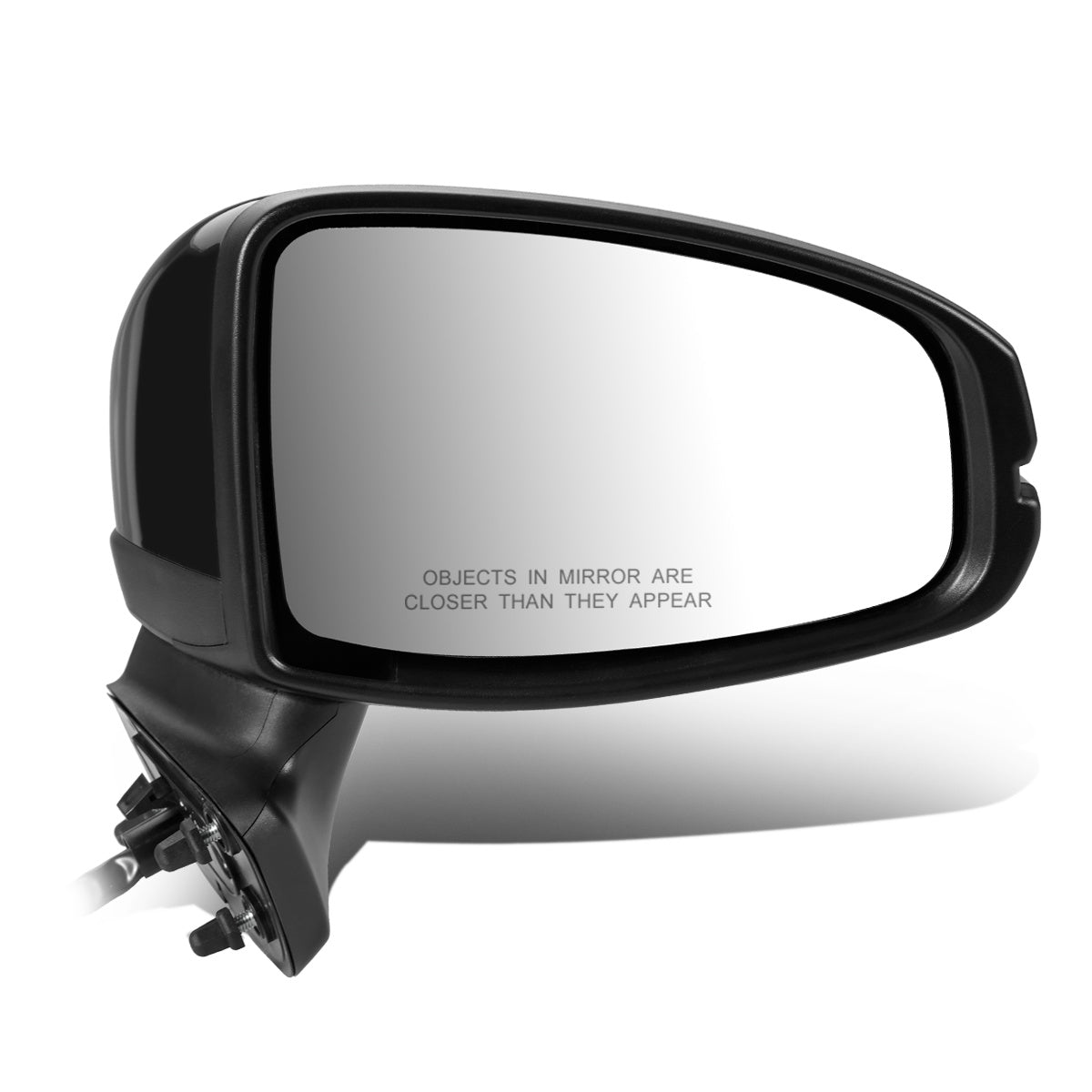 RETROVISOR MIRROR - OEM - 15-19 HONDA FIT - POWERED - BLACK MATERIAL - RIGHT