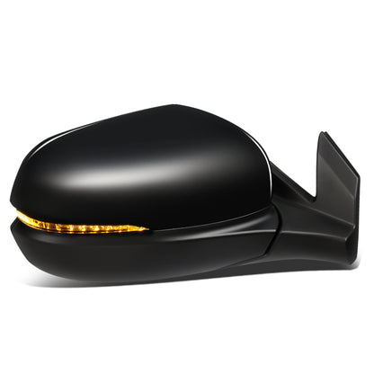 RETROVISOR MIRROR - OEM - 16-18 HONDA PILOT - POWERED - HEATED - W/ SIGNAL LIGHT - FOLDING - BLACK MATERIAL - RIGHT