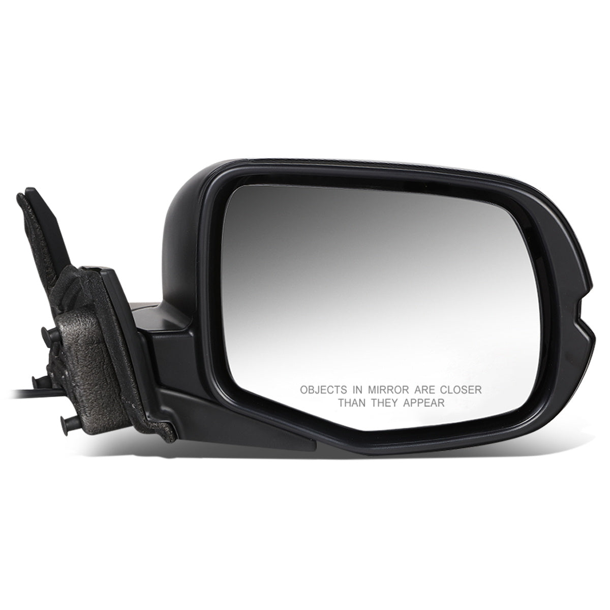 RETROVISOR MIRROR - OEM - 16-18 HONDA PILOT - POWERED - HEATED - W/ SIGNAL LIGHT - FOLDING - BLACK MATERIAL - RIGHT
