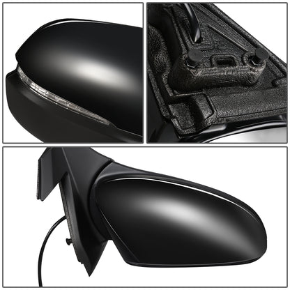 RETROVISOR MIRROR - OEM - 16-18 HONDA PILOT - POWERED - HEATED - W/ SIGNAL LIGHT - FOLDING - BLACK MATERIAL - RIGHT