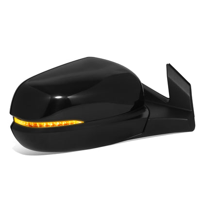 RETROVISOR MIRROR - OE STYLE - HONDA PILOT 19-22 - HONDA PASSPORT 19-24 - WITH POWER WITH HEATED WITH SIGNAL WITH MEMORY - PASSENGER SIDE - PAINT TO MATCH - BLACK