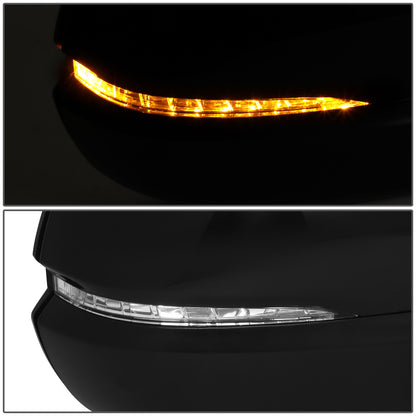 RETROVISOR MIRROR - OE STYLE - HONDA PILOT 19-22 - HONDA PASSPORT 19-24 - WITH POWER WITH HEATED WITH SIGNAL WITH MEMORY - PASSENGER SIDE - PAINT TO MATCH - BLACK