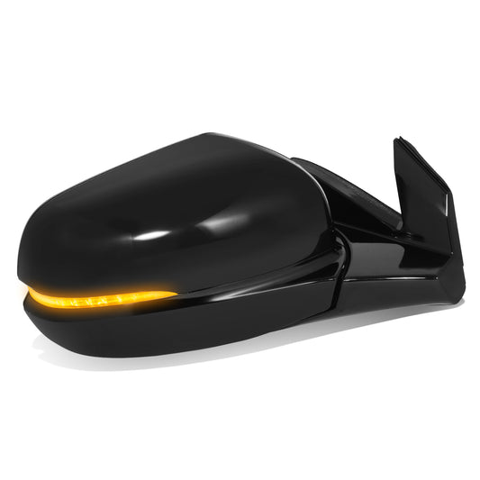 RETROVISOR MIRROR - OE STYLE - HONDA PILOT 19-22 - HONDA PASSPORT 19-24 - WITH POWER FOLD WITH HEATED WITH SIGNAL WITH MEMORY - PASSENGER SIDE - PAINT TO MATCH - BLACK