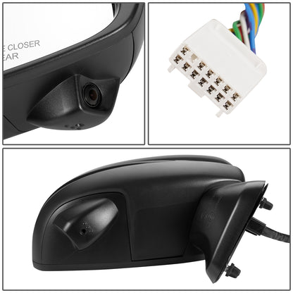 RETROVISOR MIRROR - OEM - 15-19 HONDA FIT - POWERED - HEATED - W/ CAMERA - BLACK MATERIAL - RIGHT