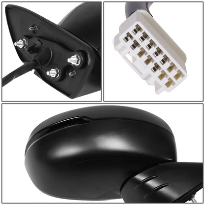 RETROVISOR MIRROR - OE STYLE - HONDA CIVIC 22-24 - WITH POWER WITH HEATED WITH SIGNAL WITH BLIND SPOT - PASSENGER SIDE - PAINT TO MATCH - BLACK