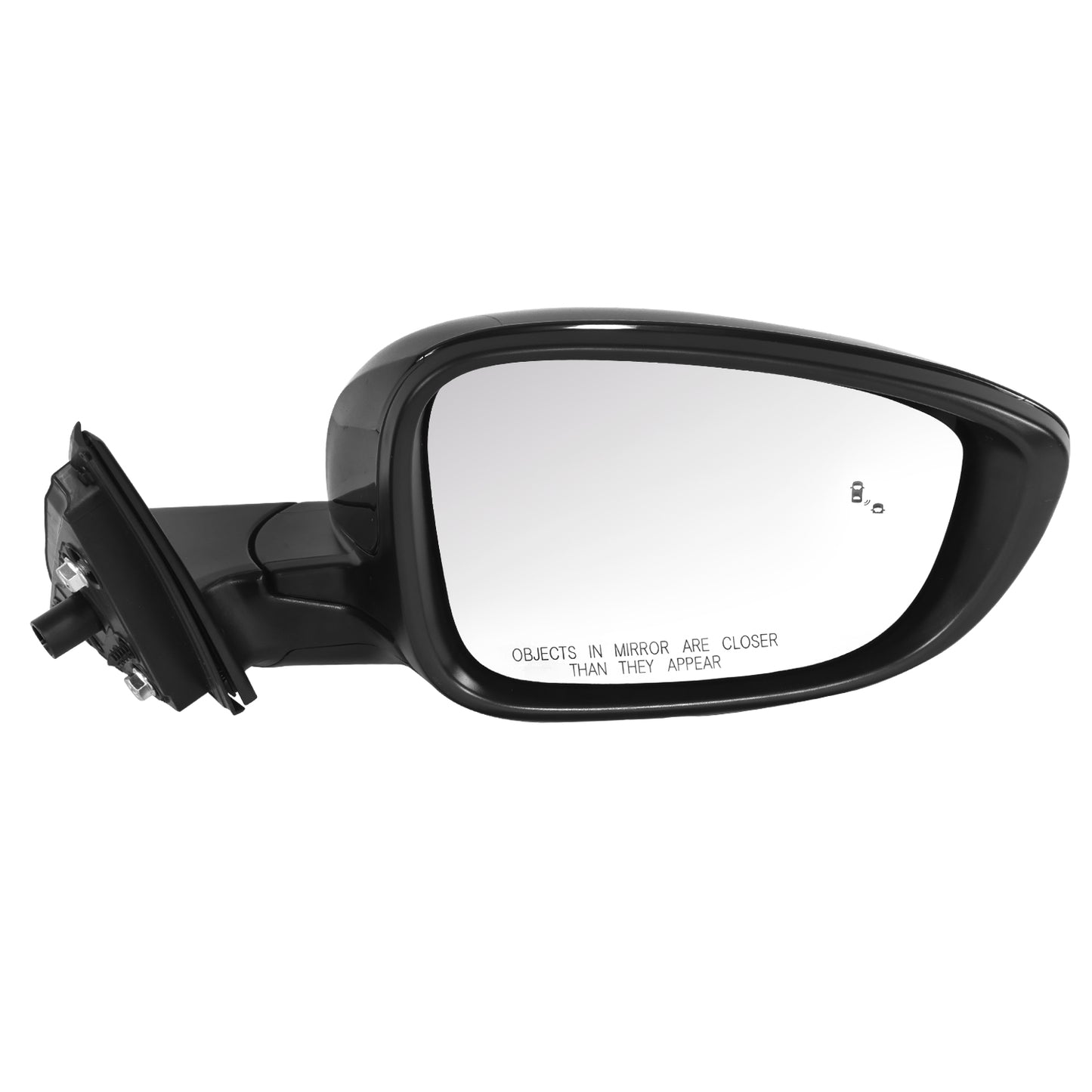 RETROVISOR MIRROR - OE STYLE - HONDA ACCORD 23-24 - WITH POWER WITH HEATED WITH BLIND SPOT - PASSENGER SIDE - PAINT TO MATCH - BLACK