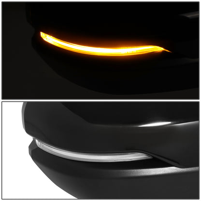 RETROVISOR MIRROR - OE STYLE - HONDA CR-V 23-24 - WITH POWER WITH HEATED WITH SIGNAL - PASSENGER SIDE - PAINT TO MATCH - BLACK