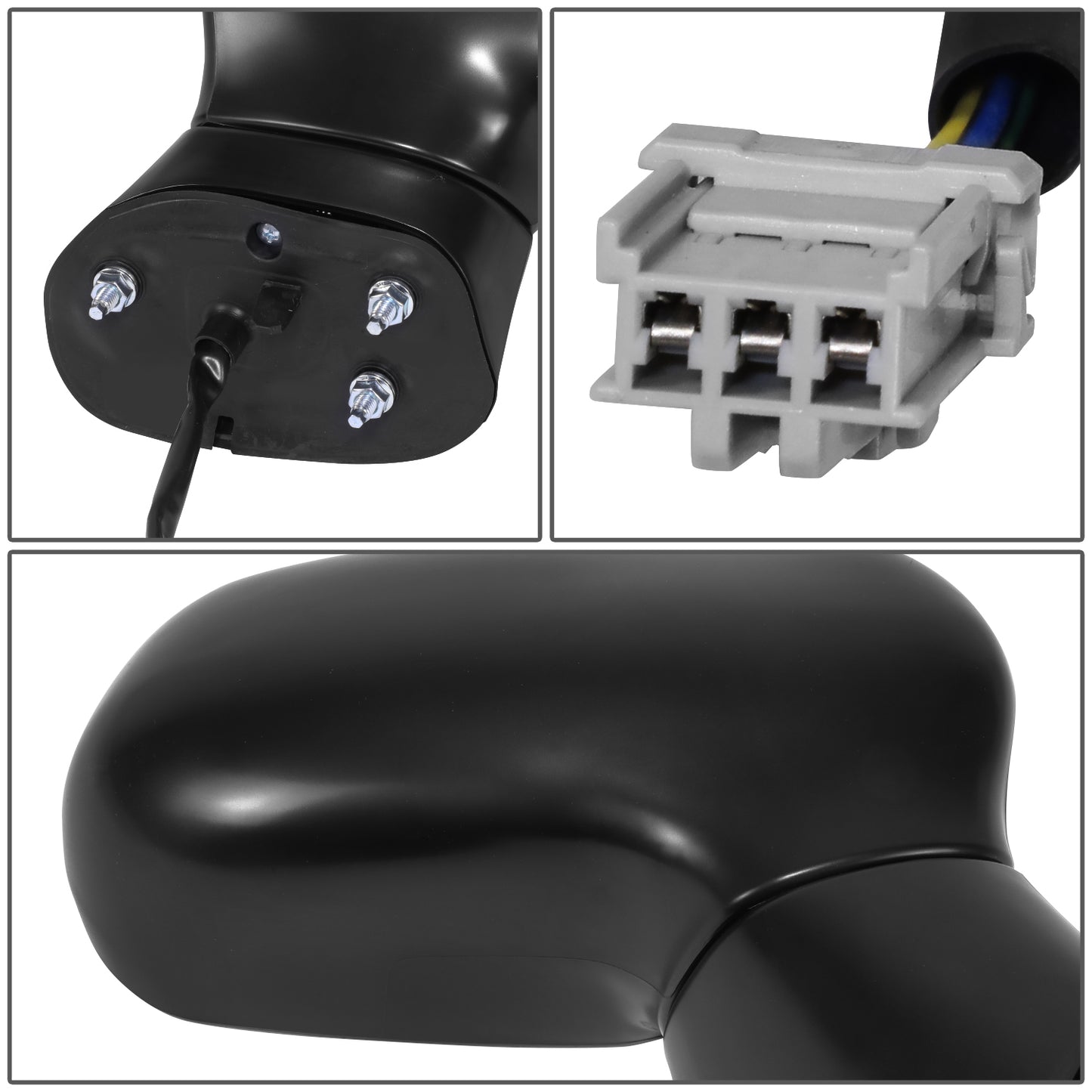 RETROVISOR MIRROR - OE STYLE - HONDA CIVIC 06-11 - WITH POWER - PASSENGER SIDE - PAINT TO MATCH - BLACK